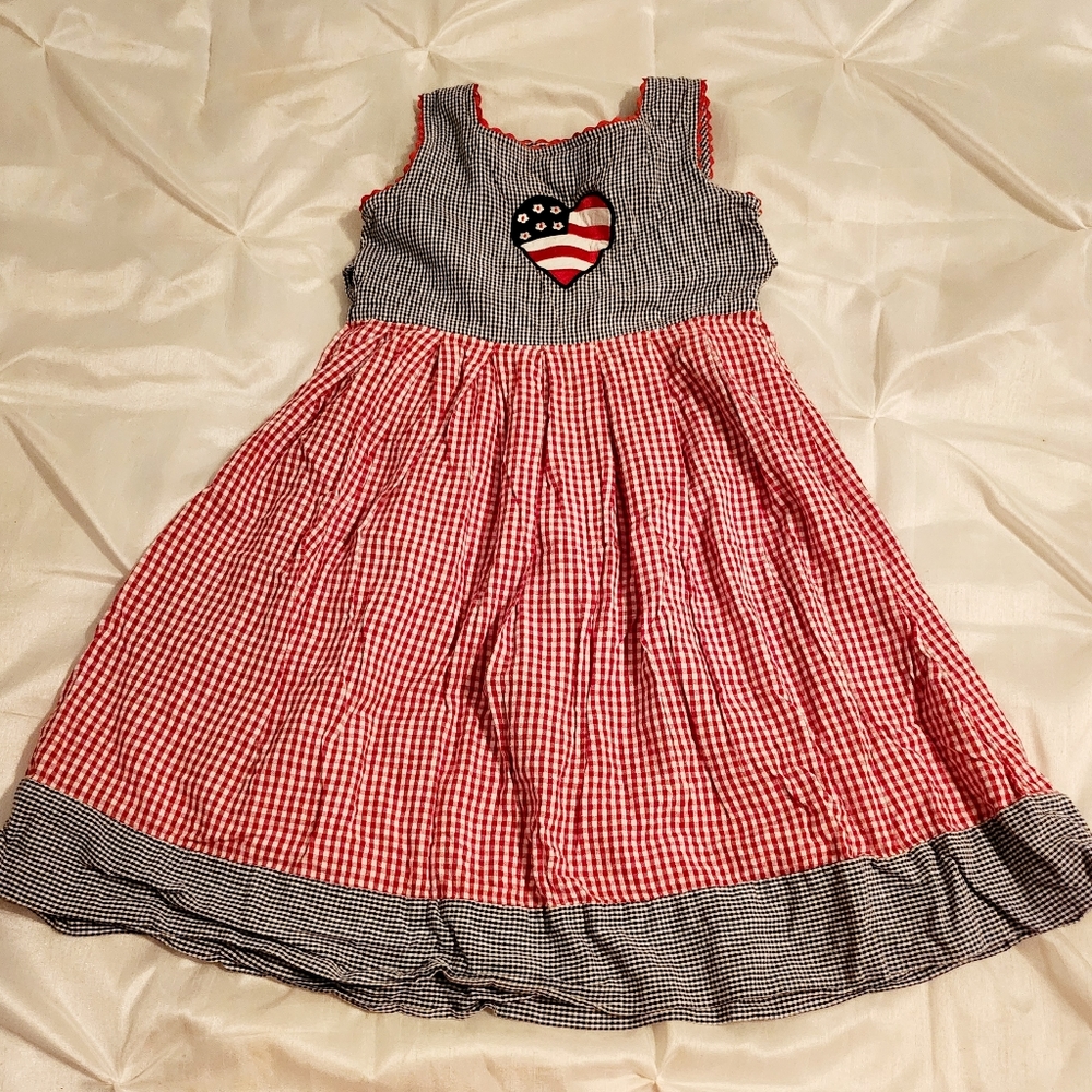 Girls Patriotic Dress S(4)